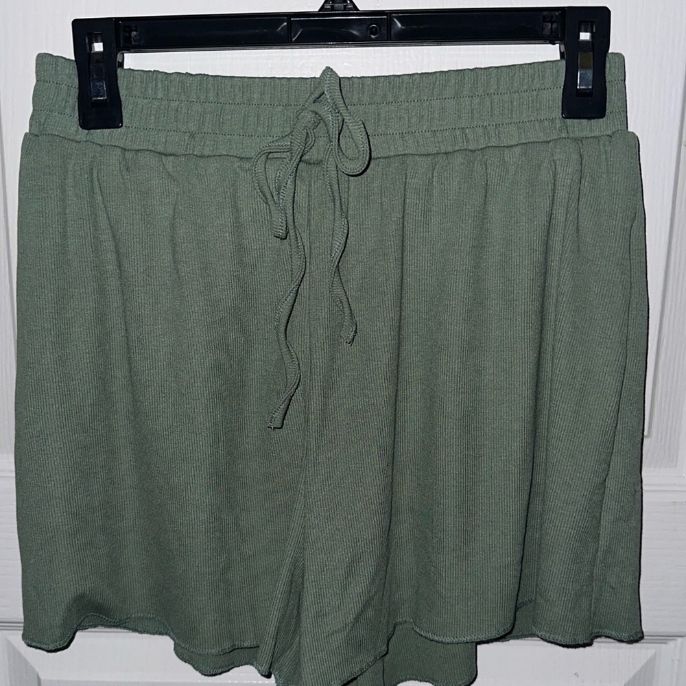 Shein green comfy shorts. Hardly worn